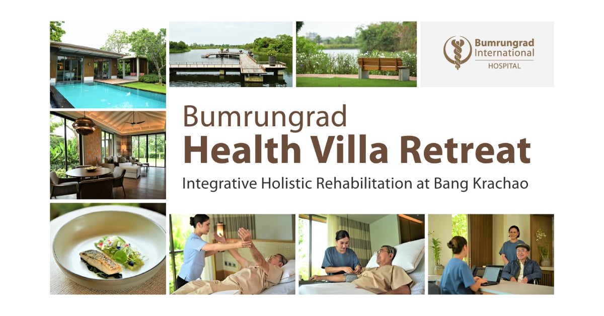 Bumrungrad Health Villa Retreat Bang Krachao mang đến trải nghiệm phục hồi sức khỏe toàn diện