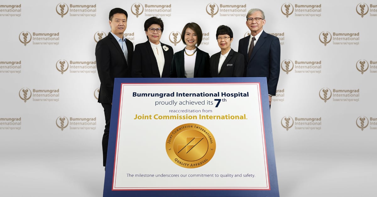 Bệnh viện Quốc tế Bumrungrad được tái công nhận lần thứ 7 của Tổ chức giám định chất lượng bệnh viện (JCI)