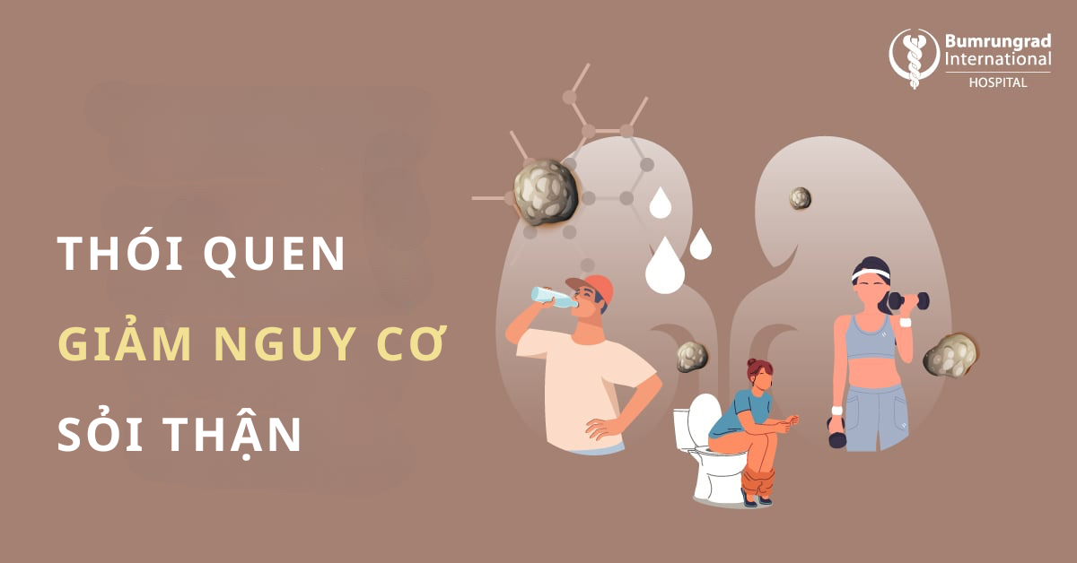 Những thói quen để giảm nguy cơ sỏi thận