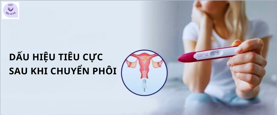 Dấu hiệu tiêu cực sau khi chuyển phôi